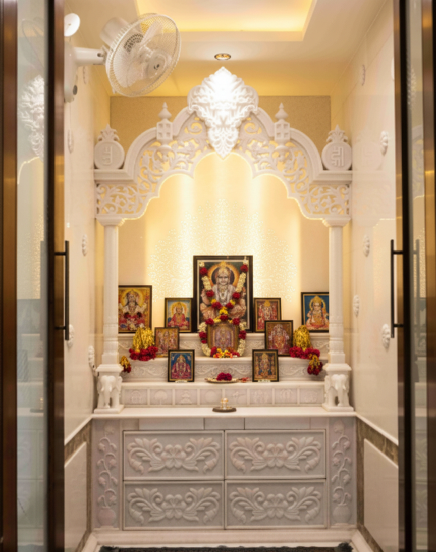 50sq wide Marble Temple Room