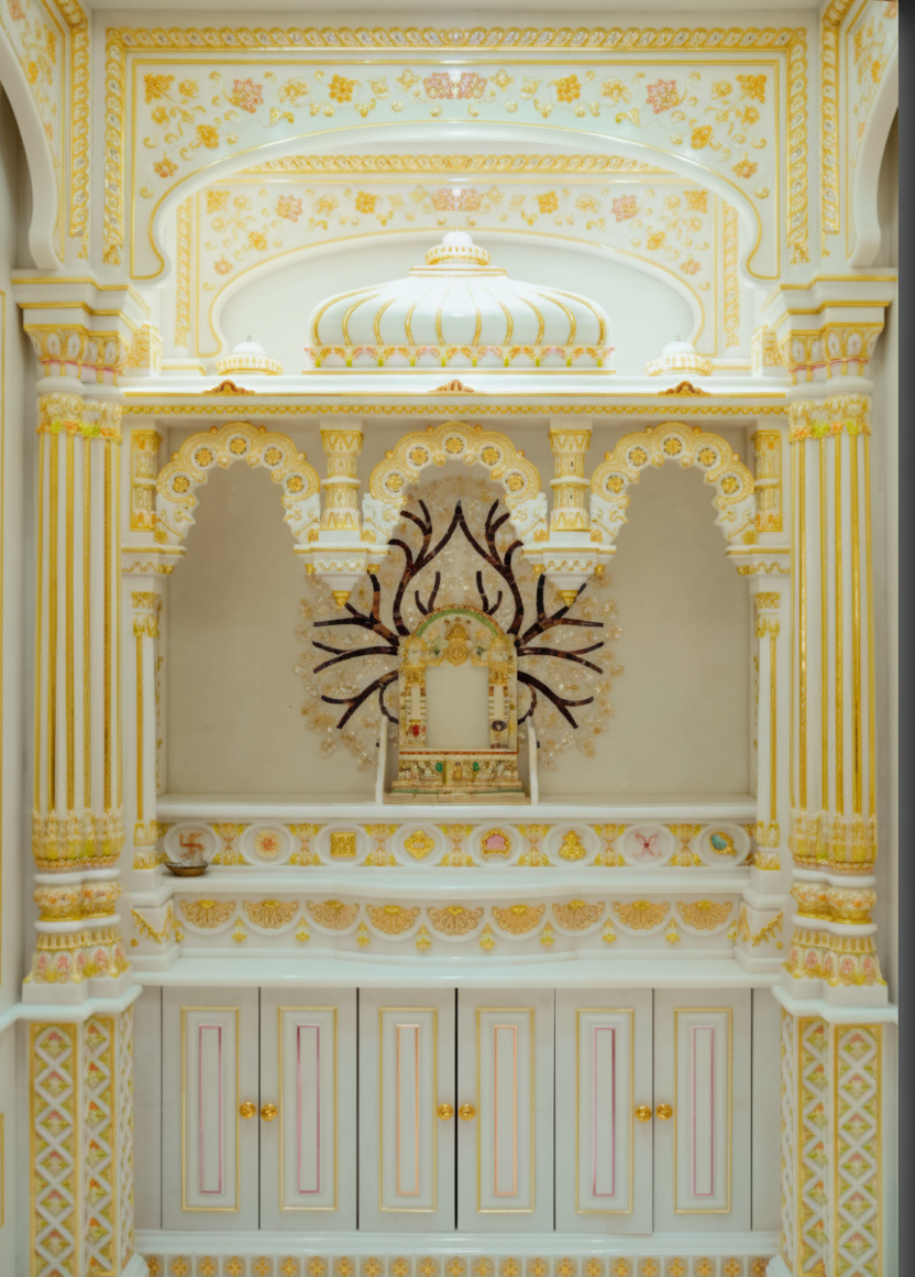 80sq wide Marble Temple Room