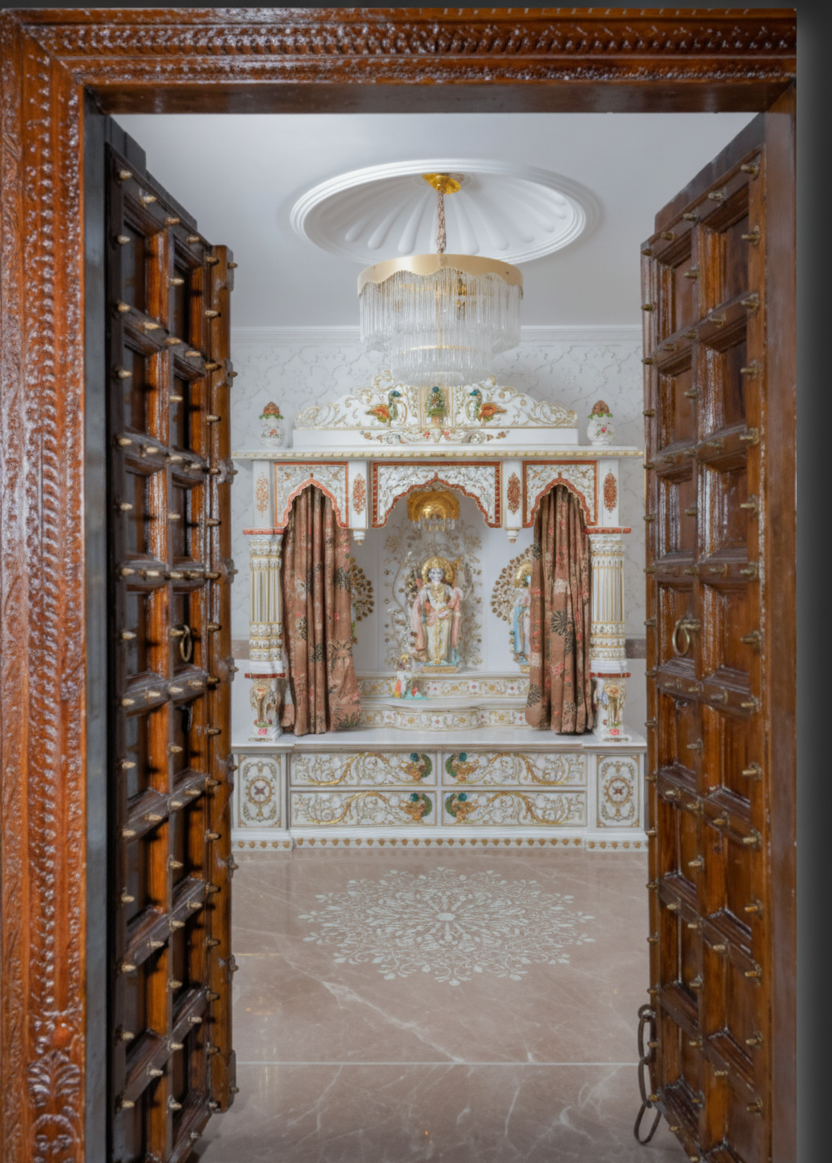 3ft wide Marble Temple