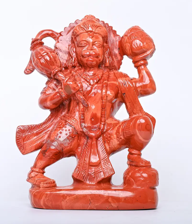 Hanuman Ji In Chalcedony