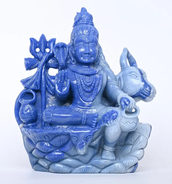 Lord Shiva In Chalcedony