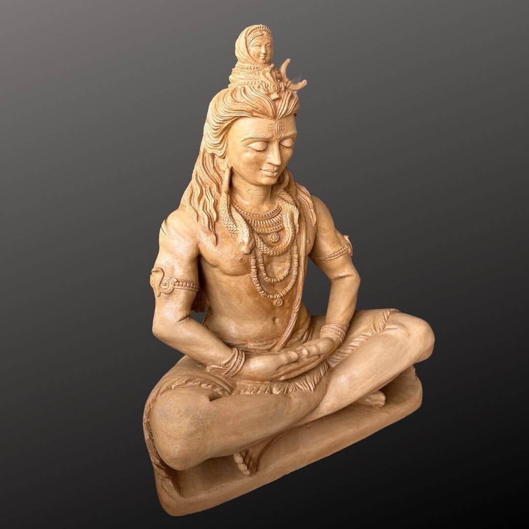 3 feet Stone Shiva Statue - Image 4