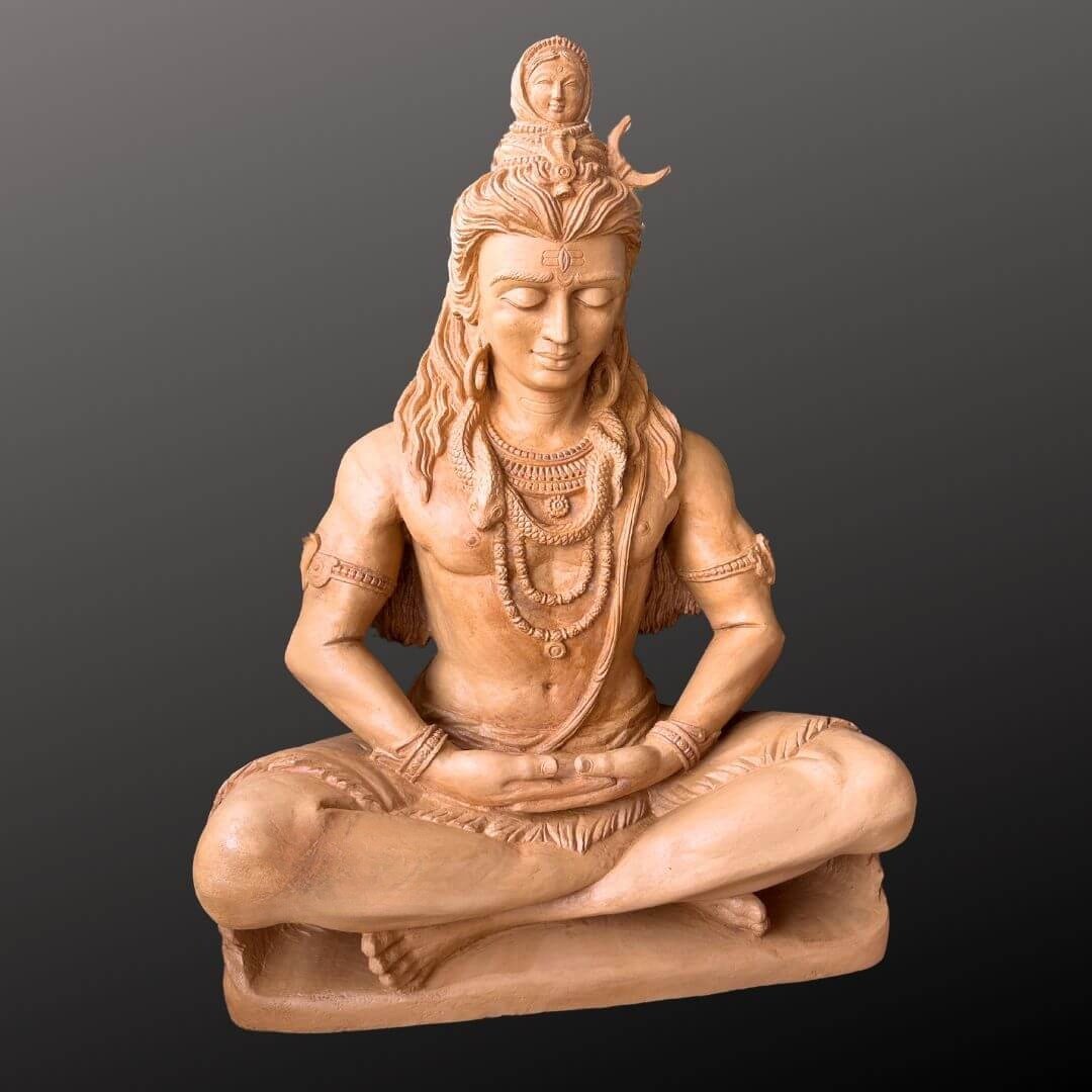 3 feet Stone Shiva Statue - Image 3
