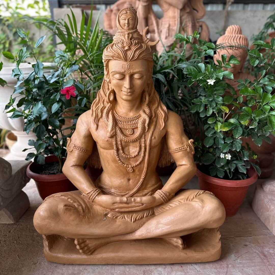 3 feet Stone Shiva Statue - Image 2