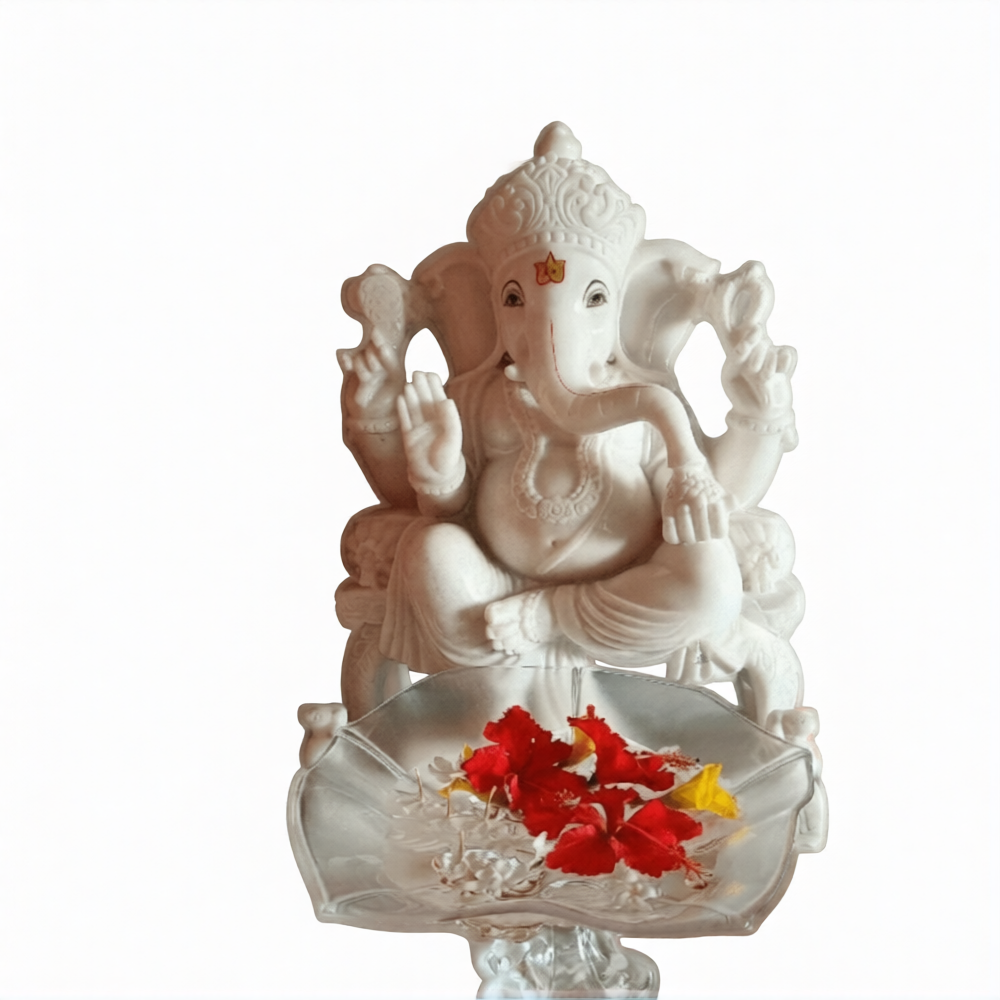 Ganesha Marble Statue 30" - Image 6