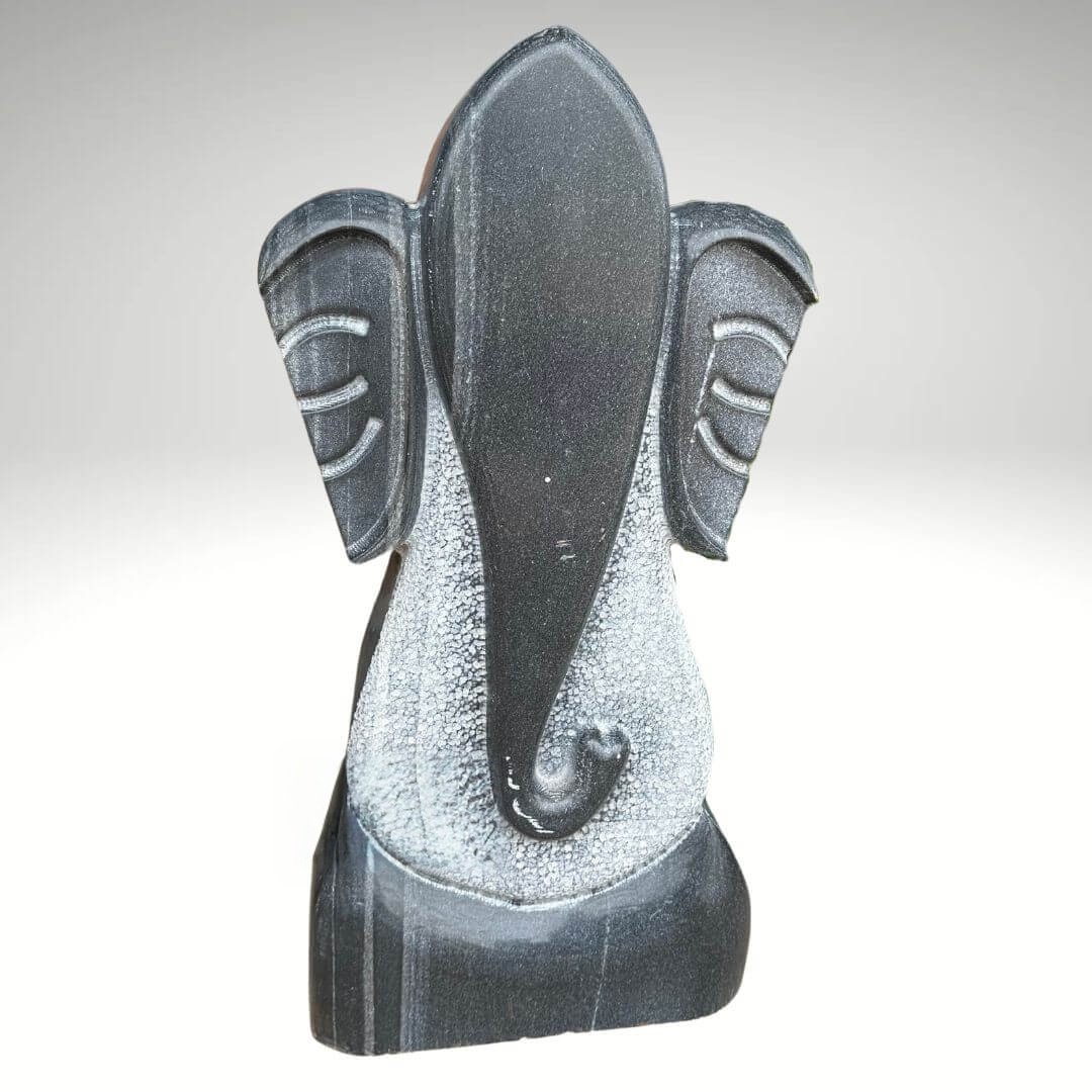 Abstract Ganesha Stone Statue 30" - Image 4