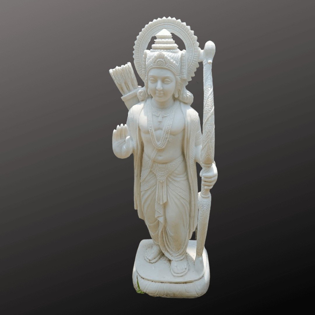 Ram Darbar Marble Statue 4ft - Image 3