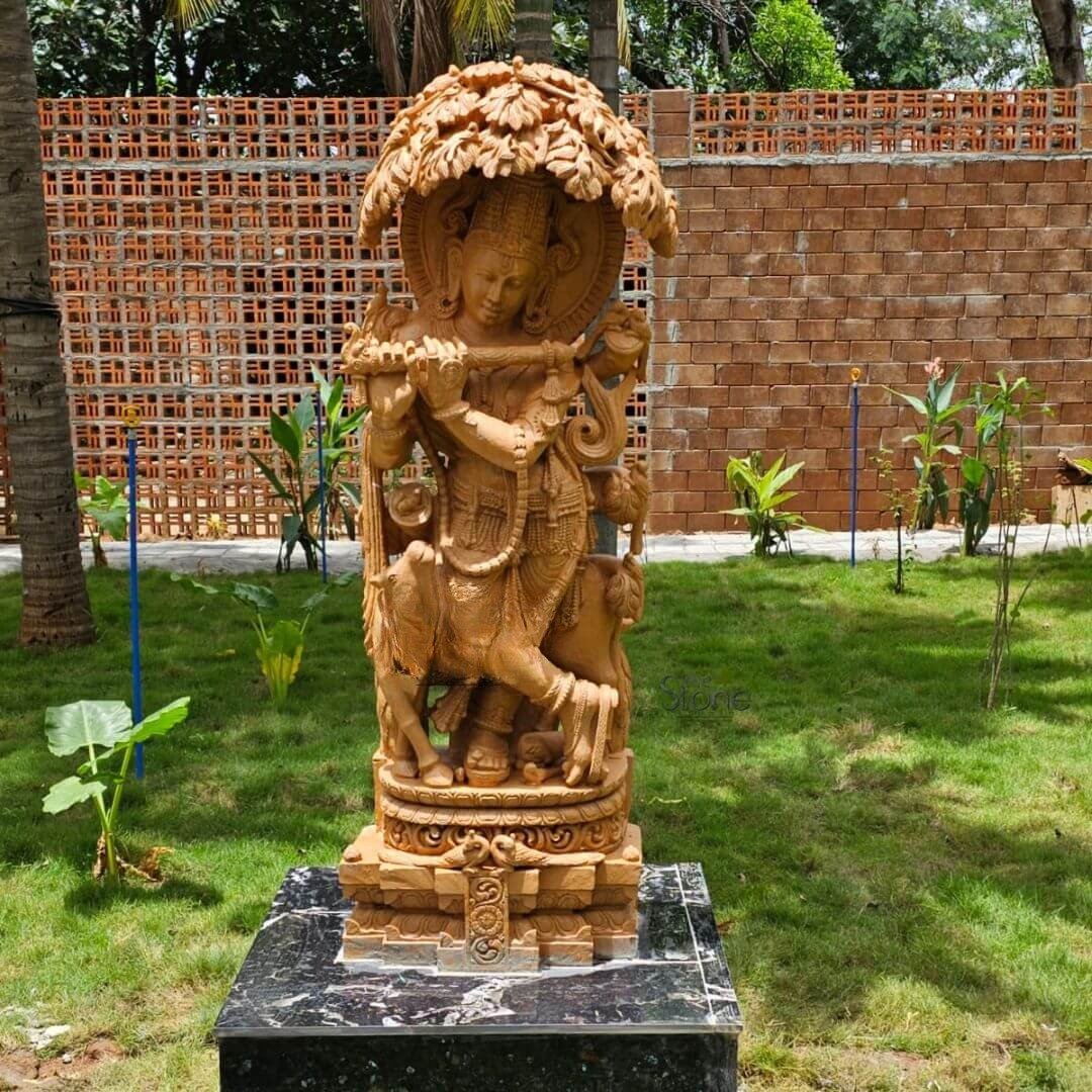 5 feet Krishna Statue - Image 5