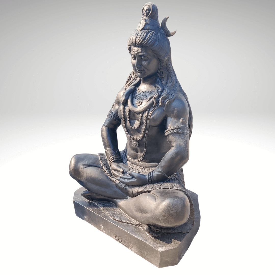 Black Shiva Statue 4ft - Image 2