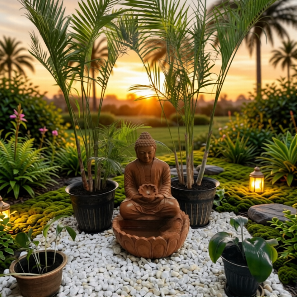 Buddha Fountain Statue 3.5" - Image 4