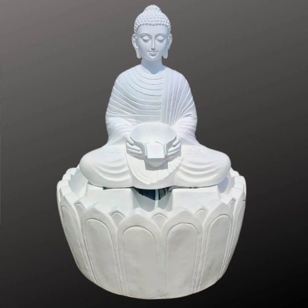 Buddha Statue Water Fountain 4ft - Image 7