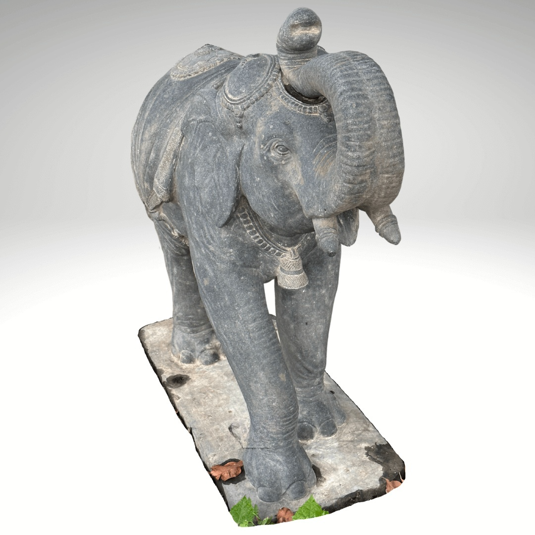 Stone Elephant Garden Statue 4ft - Image 6