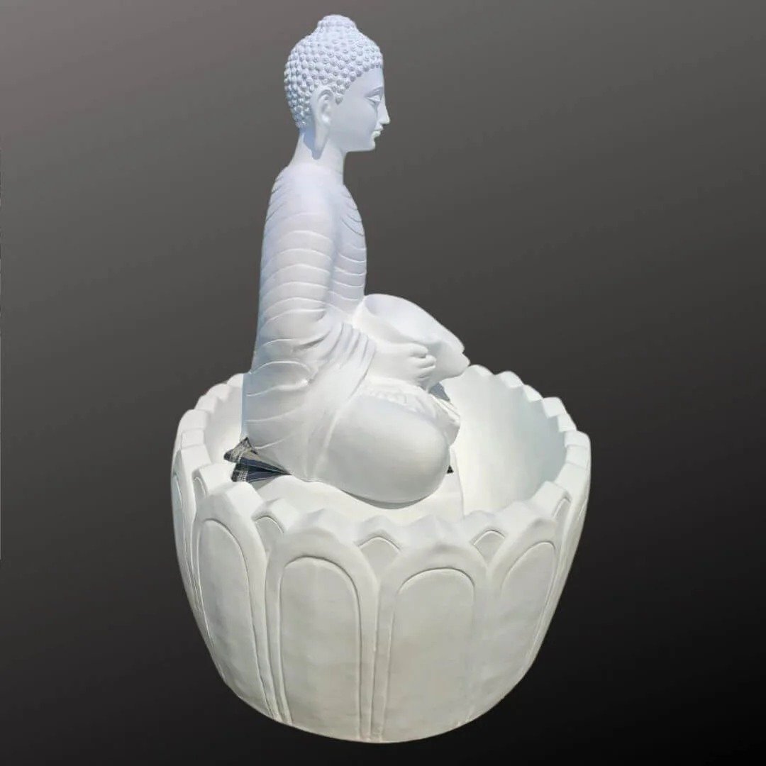 Buddha Statue Water Fountain 4ft - Image 4