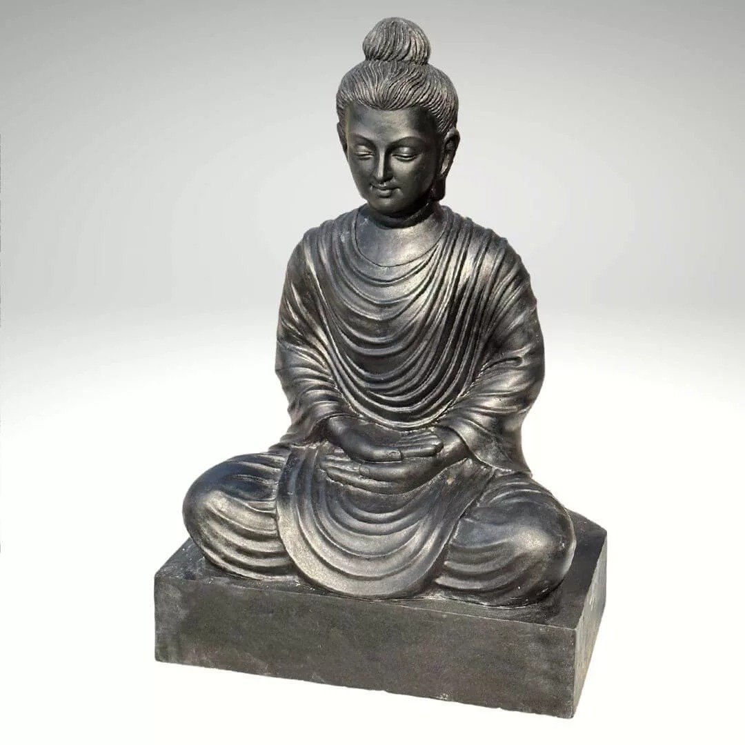 2.5 feet Buddha Stone Statue - Image 2