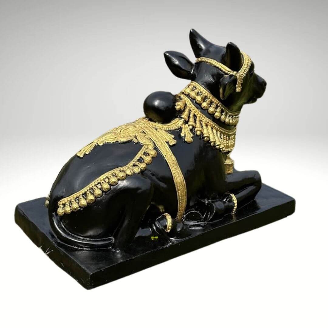 Decorative Nandi Sculpture 30″ - Image 6