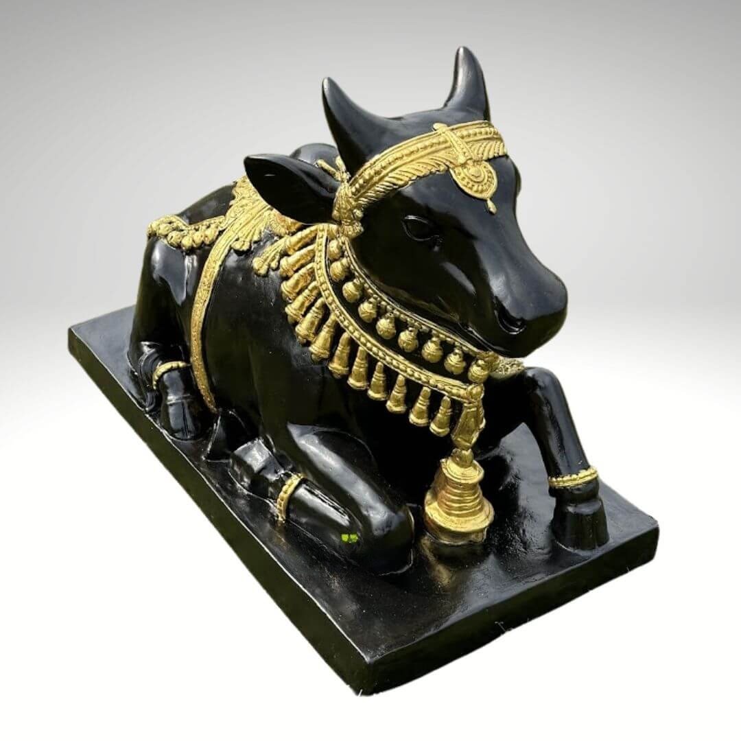 Decorative Nandi Sculpture 30″ - Image 5