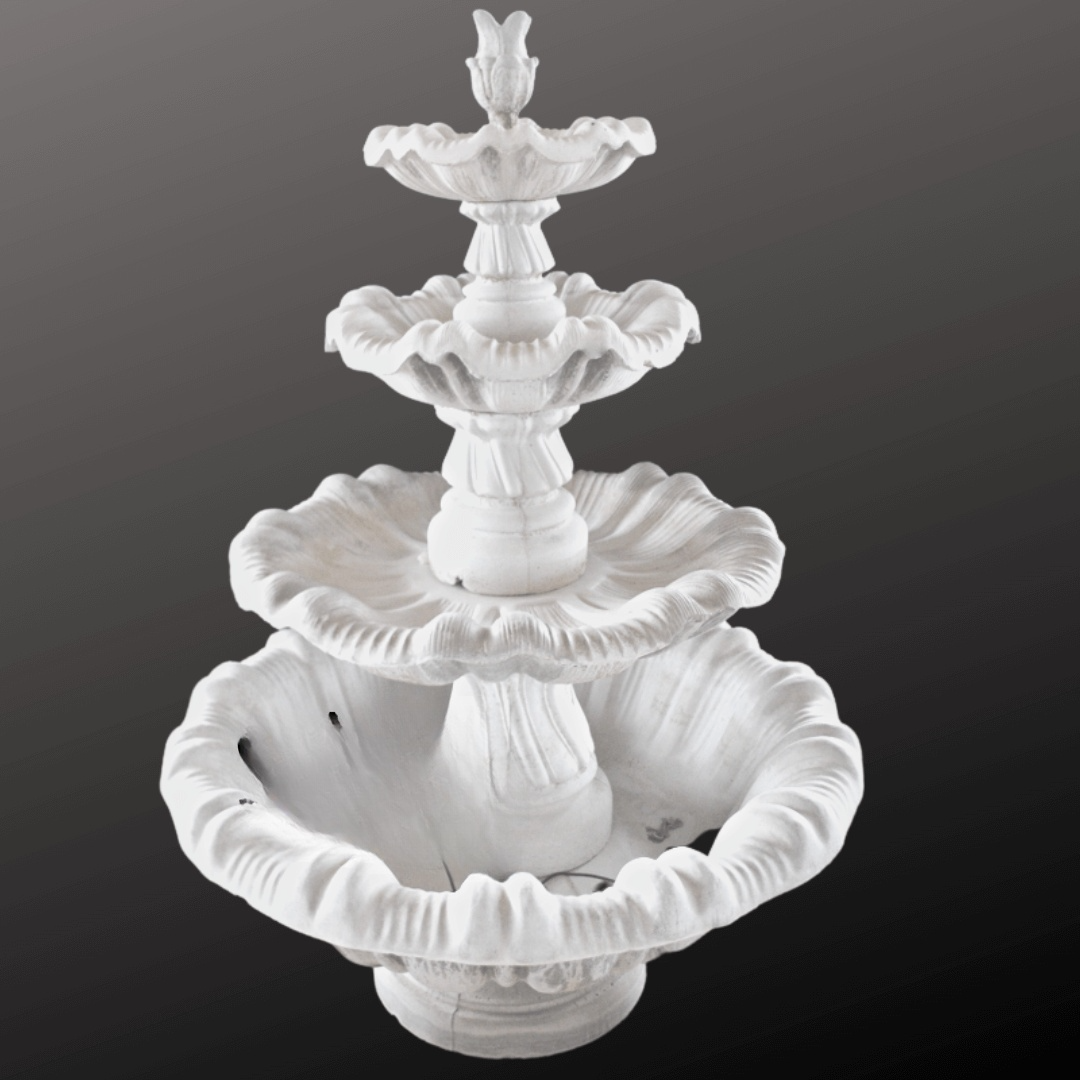 Marble Fountain with Four Layers 4ft