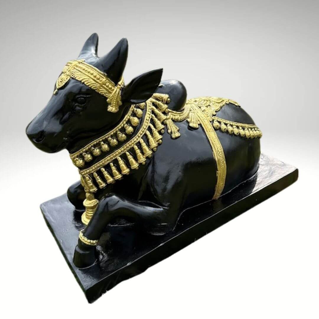 Decorative Nandi Sculpture 30″ - Image 4
