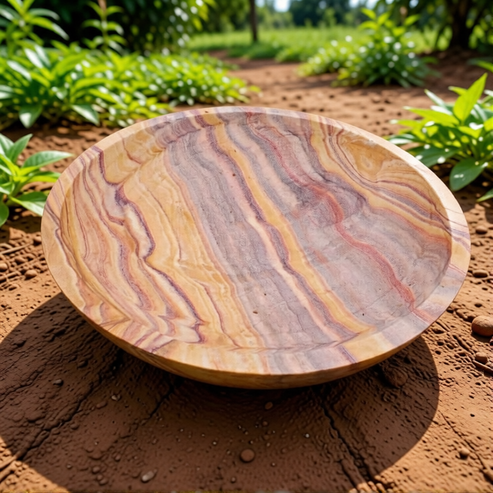 Stone Urli Statue 15″ - Image 3