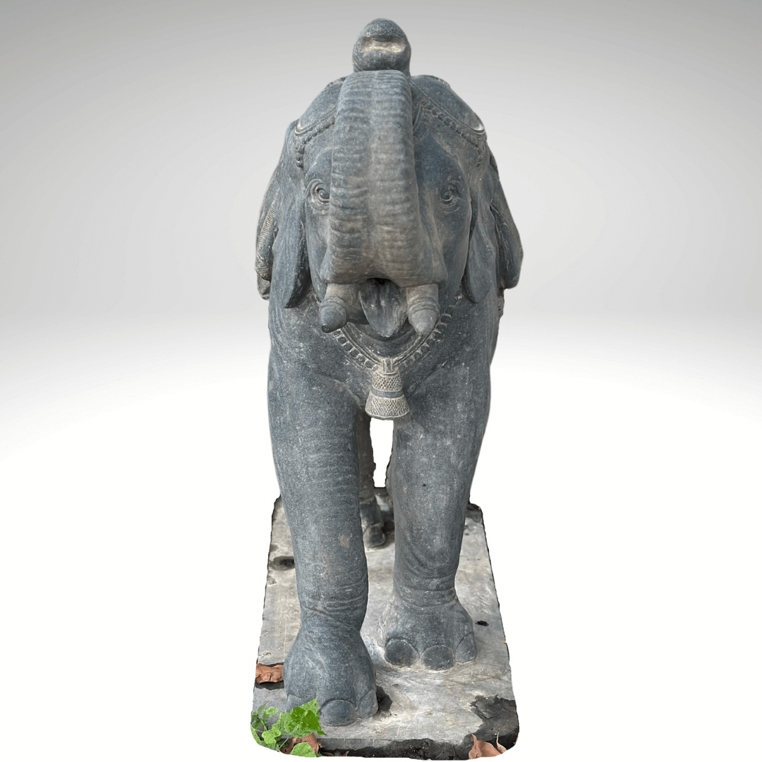 Stone Elephant Garden Statue 4ft - Image 5