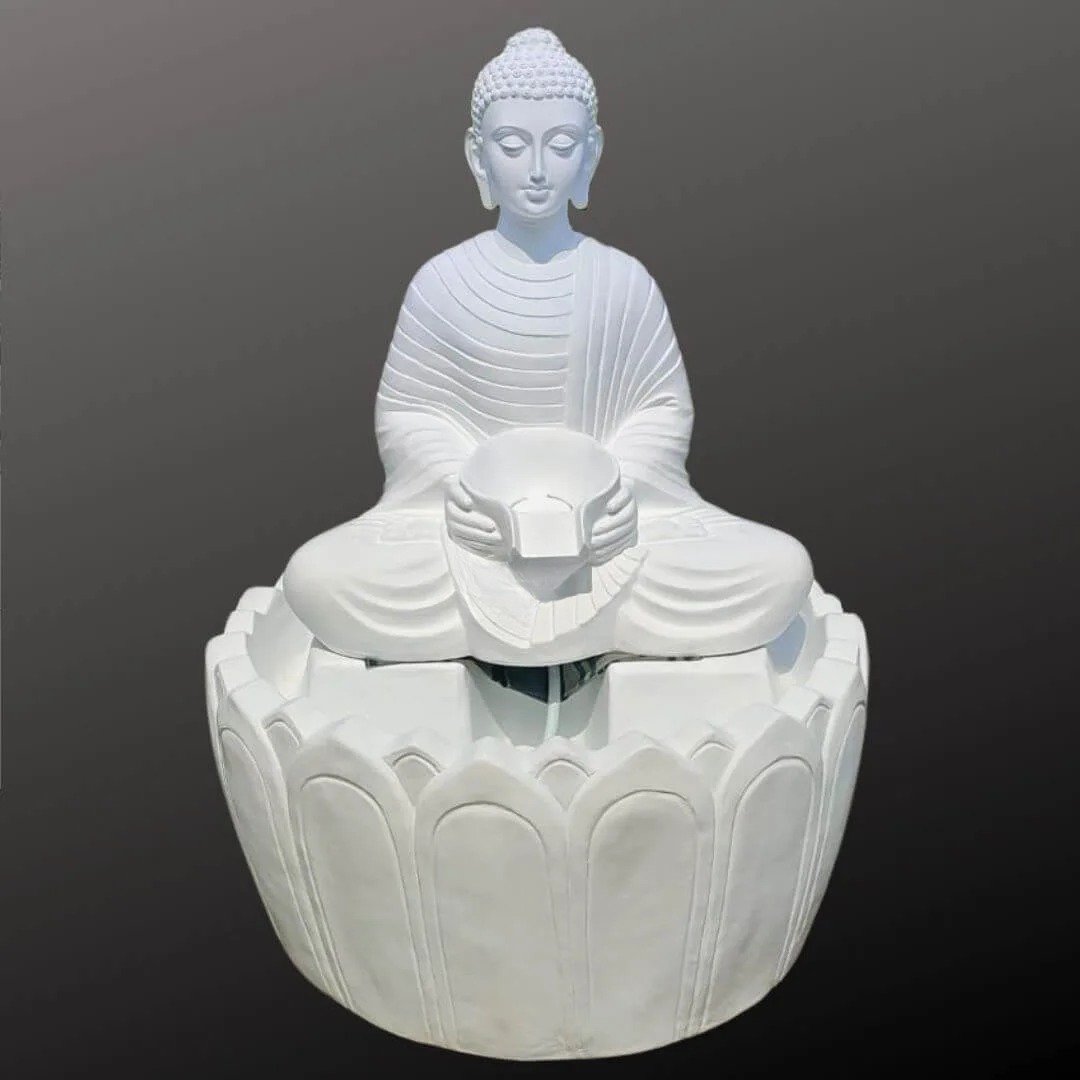 Buddha Statue Water Fountain 4ft - Image 3
