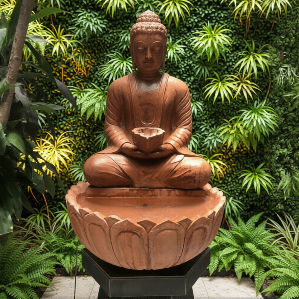 Buddha Fountain Statue 3.5" - Image 3