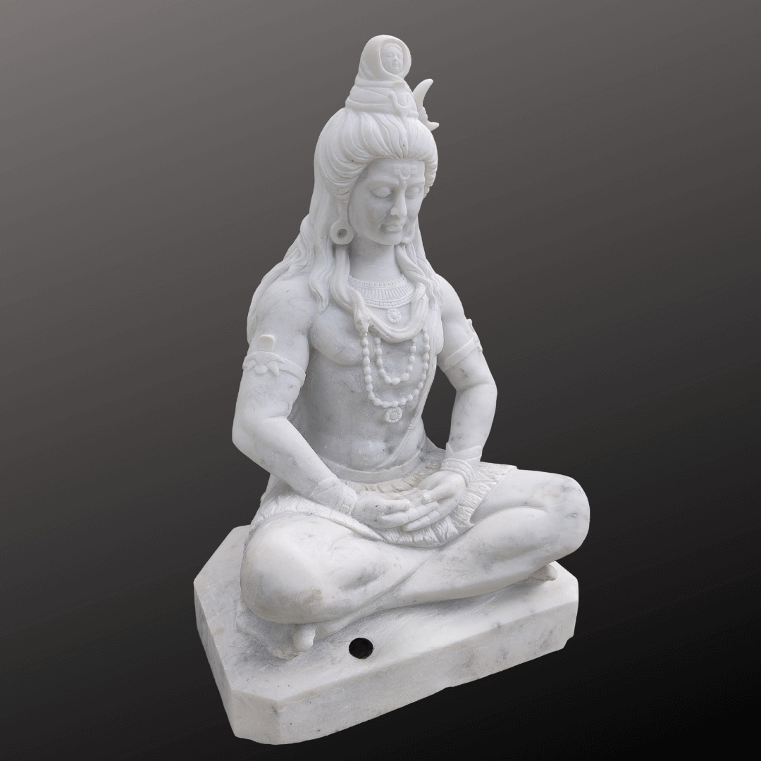 Shiva Marble Statue 3ft - Image 2